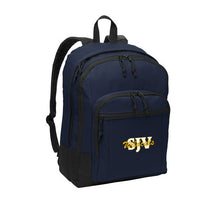 Load image into Gallery viewer, Port Authority Basic Backpack with Logo and optional Student Name
